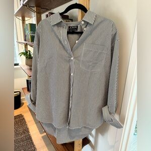 J.Crew Striped Oversized Button Down Shirt – S – Unworn